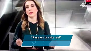 Conductora lanza grosería en vivo y se vuelve viral [upl. by Akinajnat]