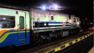 17JAN2012 KA Senja Utama Jogja 101 Leaving Kutoarjo Station [upl. by Gould]