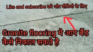 How to make perfect flooring level in granite stone [upl. by Suzanne]