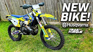 Husqvarna TE300i  My New Bike 4K [upl. by Nazar215]