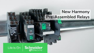 Time Saving Solution with PreAssembled Relays  Schneider Electric [upl. by Marra261]