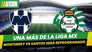 Partido Monterrey vs Santos es reprogramado por mal estado de la cancha del Estadio BBVA [upl. by Gleason]