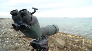 Swarovski BTX  new binocular spotting scope  Austria tour February 2017 © Biotope [upl. by Sterling]