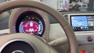 2015 FIAT 500C NEW HEAD UNIT INSTALL [upl. by Delija]