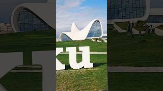 Heydar Aliyev Cultural Center baku azerbaijan meuseum youtubeshorts travel architecture [upl. by Elaine]