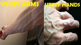 how to get veiny hands and arms advanced workout tutorial [upl. by Rochkind]