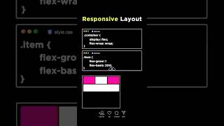 quotBuilding Responsive Layouts with Flexbox in CSS  Web Design Essentialsquot ©oding shorts [upl. by Woodhouse]