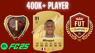 400K💰💸 PLAYER IN THE FIRST FUT CHAMPIONS REWARDS IN EA FC 25 [upl. by Garrard]