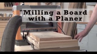 Milling a Board with Only a Planer [upl. by Lucie]