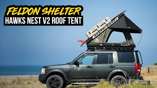 FELDON SHELTER  NEW HAWKS NEST V2  roof tent [upl. by Annid]