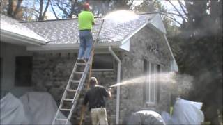 video of roof cleaning training great out door business [upl. by Bower111]