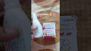 Saline Nasal Spray 🆚 Solvin Cold 🥶😷Drops [upl. by Enimrac]