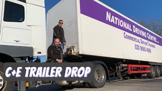 CE  Class 1  How to Couple and Uncouple a trailer [upl. by Meagan361]