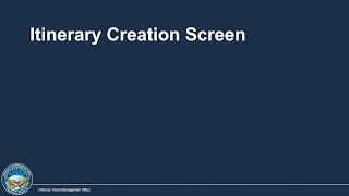 Creating an Itinerary in DTS [upl. by Gurias]