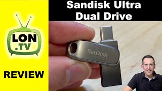 Sandisk Ultra Dual Drive USBC and USBA Flash Drive Review  Memory Zone app overview [upl. by Wolsniw954]