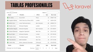 01  Cómo mostrar tablas profesionales con el plugin Datatables y Laravel [upl. by Blinny972]