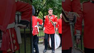 scotsguards A musician with a sword army musician militaryband scotland [upl. by Lerej]