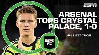 🚨 FULL REACTION 🚨 Should Arsenal be pleased to beat Crystal Palace 10  ESPN FC [upl. by Yann]