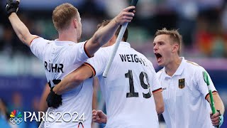 Germany wipes the floor with France in mens hockey opener  Paris Olympics  NBC Sports [upl. by Kirstin]