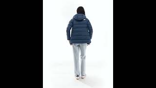 THE NORTH FACE Hyalite Down Parka Hooded Shiny Blue Women  Asos [upl. by Ecirpac]