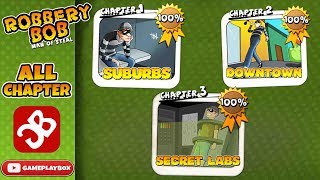 Robbery Bob  ALL STORY CHAPTER Walkthrough Guide [upl. by Naitsirhk]