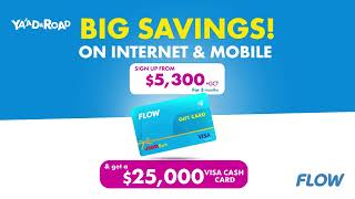 Flow Jamaica – 25000 VISA Cash Card [upl. by Oona]