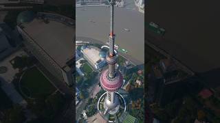 ORIENTAL PEARL TOWER 🗼 CHINA TALLEST TOWER 💯shorts short [upl. by Schofield]