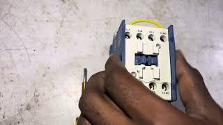 LampT Contactor wiring and testing [upl. by Nnep]