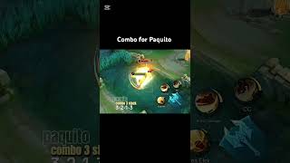 Combo For Paquito Mobile legend viralvideo mobilelegends mlbb mobilelegend trending fyp fypシ゚ [upl. by Jezreel]