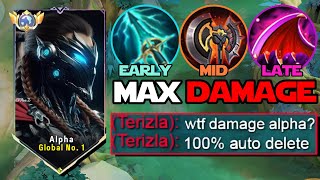 NEW META ALPHA GUIDE TO 1 SHOT HIGH SHIELD amp TANKY META HEROES🔥true damage abuse must try 💀💀💀 [upl. by Tyrus]