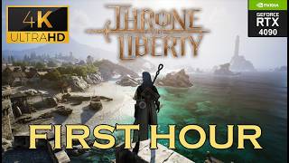 【Gaming】Throne and Liberty First Peek gameplay 4K max graphics setting [upl. by Aicilet839]