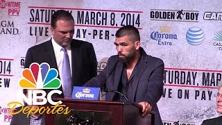 quotPerroquot Angulo quotEl 8 de marzo no va a ser la excepciónquot  Boxeo  NBC Deportes [upl. by Dnana]