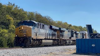 CSX 1871 ACL Heritage Leads Manifest M58417 on 101724 [upl. by Longerich702]