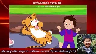 Eenie Meenie Minie Mo  Animation  Cartoon Abc songs for children  nursery rhymes  alphabet [upl. by Sorcha]