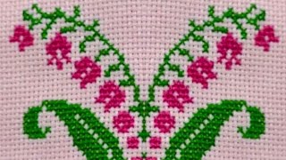 Simple cross stitch design on graph ♥️ [upl. by Jayne]