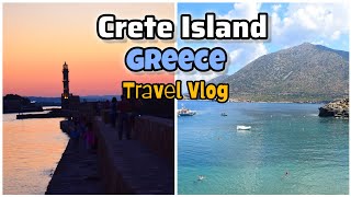 Exploring Crete Island Travel Vlog From Greeces Greek Islands Heraklion Beaches  crete greece [upl. by Nosde559]