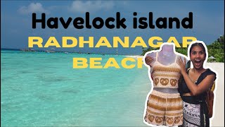 Havelock island ka Radhanagar beach 🏖️  lws day 61100  SHRIHITT [upl. by Anade]