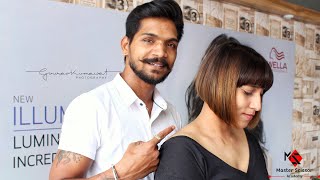 BLUNT BOB CUT Short Haircut  blunt haircut  Bob Haircut Tutorial  2020   by Master Deepak [upl. by Neesay583]