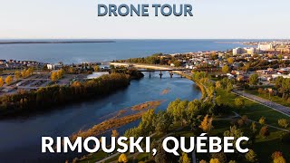 ⚜️🛩️Rimouski Quebec 4K Drone Tour Aerial Elegance with DJI Mini2  Explore the St Lawrence Beauty [upl. by Leta]