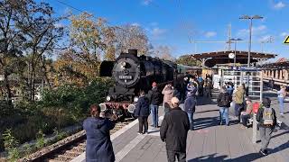 quotBerlin macht Dampfquot mit der 52 81779 auf dem Berliner Stadtring [upl. by Aitekram]