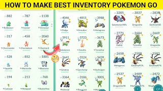 How To Make Best Inventory In Pokemon Go  Pokemon Go Tips amp Tricks In Hindi 2024  Pokemon Go India [upl. by Afinom]