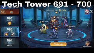 Tech Tower 691  700 ► MOBILE LEGENDS ADVENTURE [upl. by Haseena]