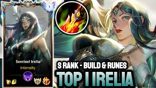 WILD RIFT IRELIA  TOP 1 IRELIA GAMEPLAY  CHALLENGER RANKED [upl. by Yeldah214]