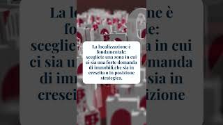 Investimenti IMMOBILIARI Come Iniziare Al Meglio shorts finanzapersonale investimenti [upl. by Eelnayr]