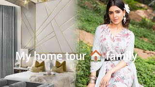 South actress Samantha ki family home tour 🏠 [upl. by Puklich]