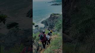 Gokarna beach trek gokarna gokarnabeach [upl. by Whitehouse6]