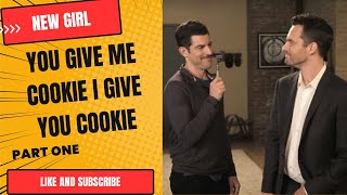 Schmidt’s Cookie Surprise  You Give Me Cookie I Gave You Cookie New Girl Funny Moments part 1 [upl. by Aihceyt]