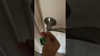 How to open a locked door PLEASE NOTE This is NOT the LockingPickingLawyer lock [upl. by Emiolhs]