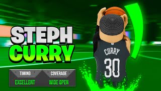 THIS STEPHEN CURRY BUILD IS TOO OVER POWERED IN ROBLOX HOOPS LIFE [upl. by Zellner425]