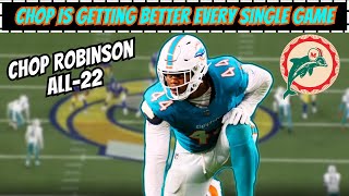 Film Breakdown Chop Robinson Shows MOST Impressive Performance Yet vs Rams [upl. by Ardnaek476]